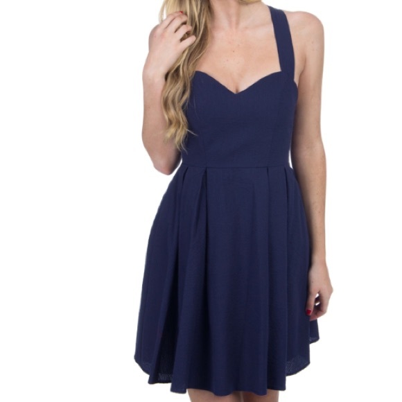 NWT Lauren James Livingston Seersucker Bow Dress M - Picture 2 of 8